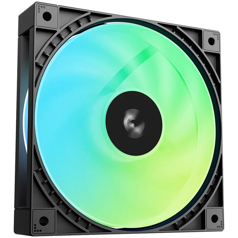 Охладител за процесор DeepCool LT360 VISION ARGB, 360mm, 3x120mm PWM ARGB вентилатори, 4.5" IPS LCD дисплей, черен