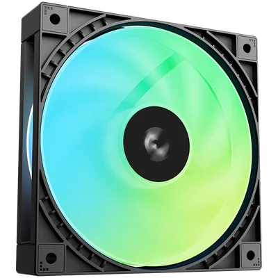 Охладител за процесор DeepCool LT360 VISION ARGB, 360mm, 3x120mm PWM ARGB вентилатори, 4.5" IPS LCD дисплей, черен