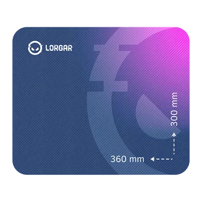 LORGAR Gaming Mouse Pad Main 133 Speed Purple
