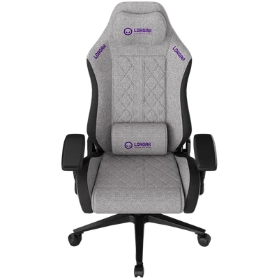 LORGAR CHA41, Ergonomic Gaming Chair Advanced, premium anti-stain fabric, Grey