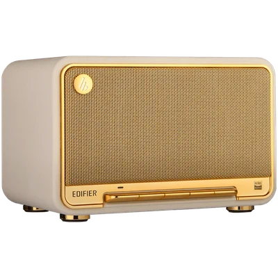 Тонколона Edifier D32 2.1, Bluetooth 5.3, Wi-Fi, AUX, USB-C, 4" мидбас, 2x 1" високочестотни говорители, 60W RMS, Бяла
