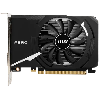 MSI Video Card Nvidia GeForce GT 1030 AERO ITX 4GHD4 OC, 4GB DDR4, 64-bit, 2100MHz Memory Speed, 1430MHz Boost, 384 CUDA Cores, 1x DVI-D, HDMI 2.1, 300W Recommended PSU, 3Y