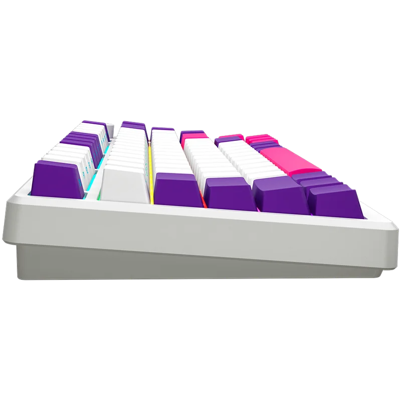 LORGAR KBP7075W, Wireless 75% Mechanical Gaming Keyboard Pro, White, EN layout