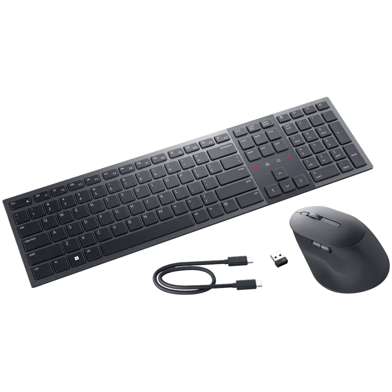 Dell Premier Collaboration Keyboard and Mouse - KM900 - US International