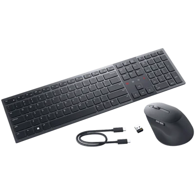 Dell Premier Collaboration Keyboard and Mouse - KM900 - US International