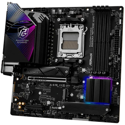 Дънна платка ASROCK B850M Riptide WiFi AM5 DDR5 mATX