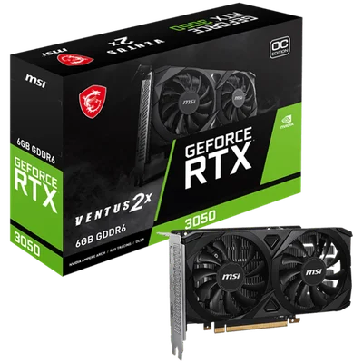 Видео карта MSI GeForce RTX 3050 VENTUS 2X E 6G OC 6GB GDDR6