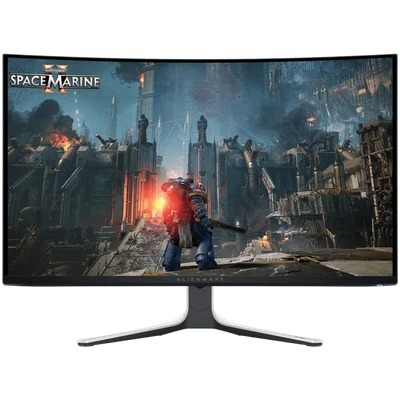 Dell Alienware AW3225QF Gaming Monitor, 32"(31.6") QD OLED UHD 3840x2160 240Hz AR, 1000 cd/m2 (HDR peak), 1m:1, 0.03ms, 178/178, 1xDP 1.4, 2xHDMI 2.1, 1xUSB Type-B up, 2xUSB Type-A down, 1xUSB Type-C down, NVIDIA G-SYNC, Height, Tilt, Swivel, Pivot