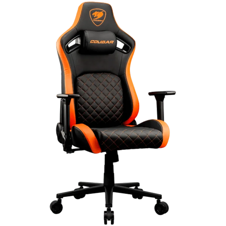 Гейминг стол COUGAR GAMING DEFENSOR F, черно/оранжево