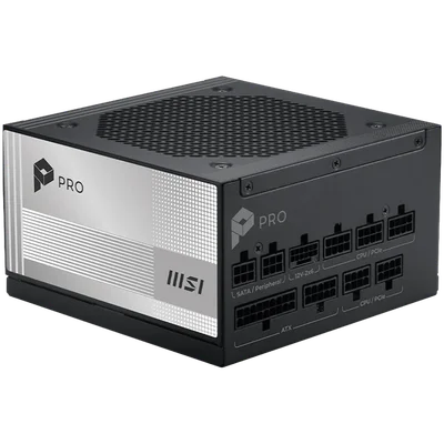 Захранване MSI PRO A1000PL PCIE5 1000W 80 Plus Platinum модулно
