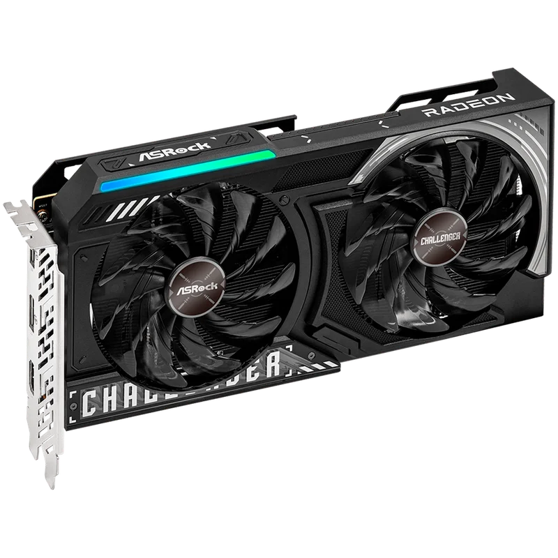 ASROCK Video Card AMD Radeon RX 9060 XT Challenger 16GB GDDR6 128-bit HDMI 2x DP