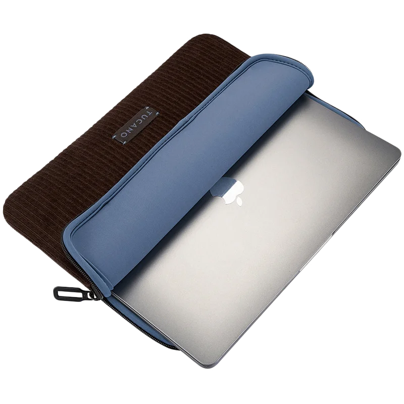 TUCANO VELLUTO 2 Sleeve for MacBook Air 13 / MacBook Pro 13 / Laptop 12, Brown
