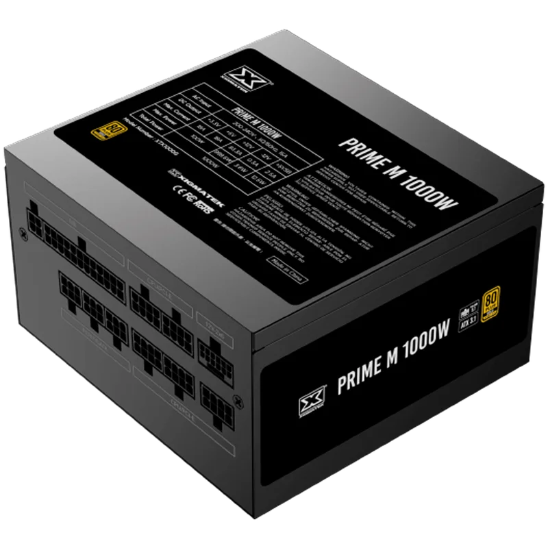 Захранване Xigmatek Prime M 1000W 80+ Gold, Full Modular, ATX 3.1, PCI-E 5.1