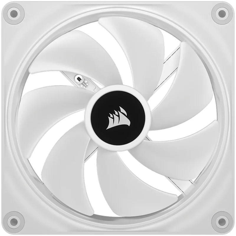 CORSAIR QX RGB Series, iCUE LINK QX140 RGB WHITE, 140mm Magnetic Dome RGB Fan, Dual Fan Kit