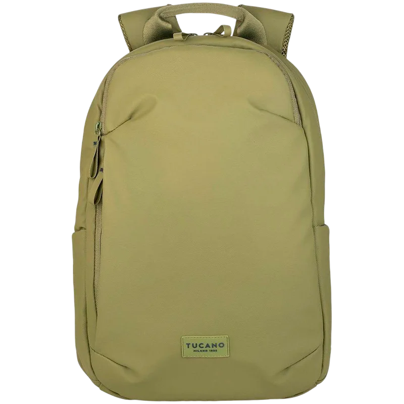 TUCANO LASER Backpack for Laptop 15.6 / MacBook Pro 16, water-resistant recycled fabric, Military Green
