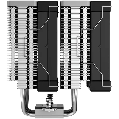 Охладител за процесор PROTECH DeepCool AK620 R-AK620-BKNNMT-G, 2x120mm PWM вентилатор, 6 heatpipes, TDP 260W, LGA2066/2011-v3/2011/1700/1200/115x, AMD AM5/AM4, 129x138x160mm, Черен