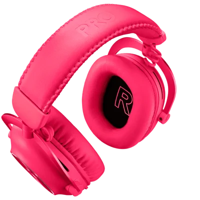 Гейминг слушалки Logitech G PRO X2 LIGHTSPEED безжични, магента