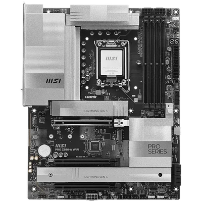 Дънна платка MSI PRO Z890-A WIFI LGA 1851 DDR5 до 9200MHz 3x PCIe x16 4x M.2 5G LAN WIFI