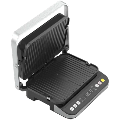 AENO ''Electric Grill EG5: 2000W, 2 heating modes - Lower Grill, Both Grills, 6 preset programs, Defrost, Max opening angle -180°, Temperature regulation, Timer, Removable double-sided plates, Plate size 320*220mm''