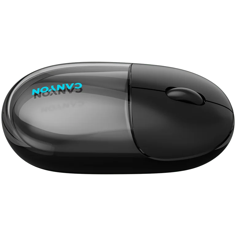 CANYON mouse OnClick 24 BT/ Wireless Transparent/Black