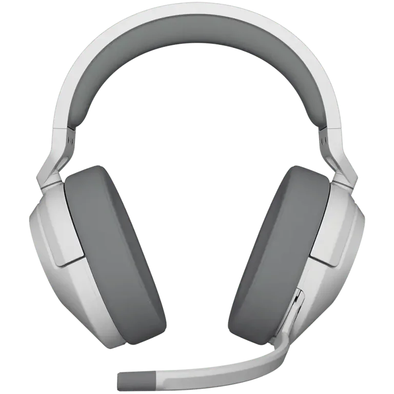 Гейминг слушалки CORSAIR HS55 Wireless, бял