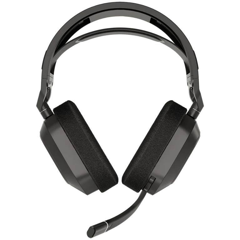 Геймърски слушалки CORSAIR HS80 MAX Wireless, Steel Gray
