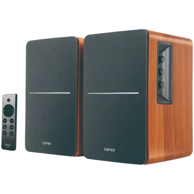 Тонколони Edifier – R1280DBs, 2.0, Bluetooth 5.1, 42W, кафяви