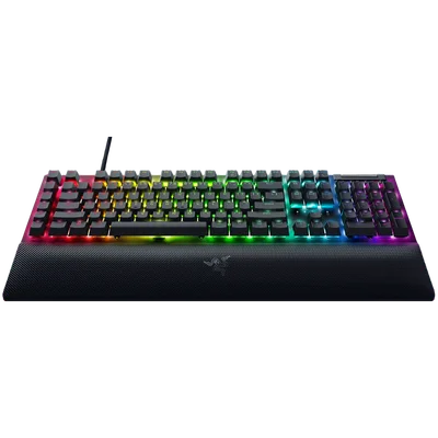 Гейминг клавиатура RAZER BlackWidow V4 RZ03-04691800-R3M1 Yellow Switch US Layout черен