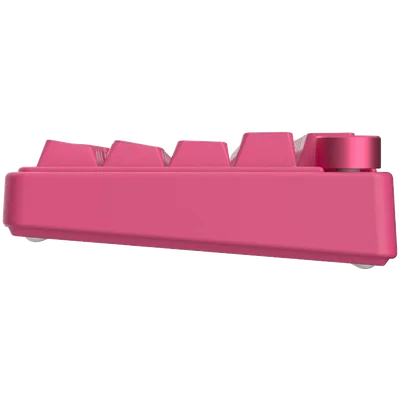 ROYAL KLUDGE R65 Berry Red Gaming Keyboard Cream Switch