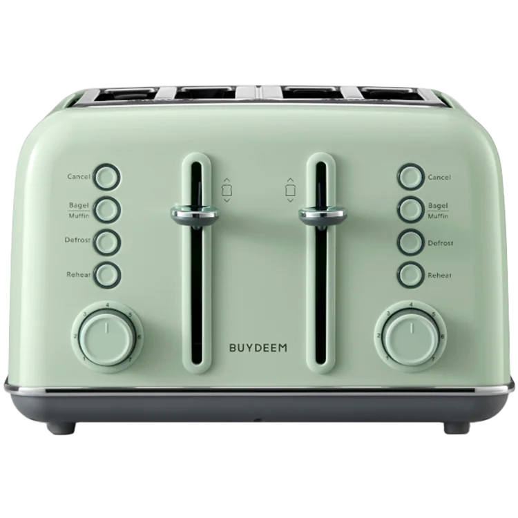 Тостер BUYDEEM DT640E, 4 филии, Cozy Greenish