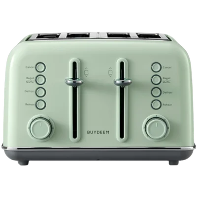 Тостер BUYDEEM DT640E, 4 филии, Cozy Greenish