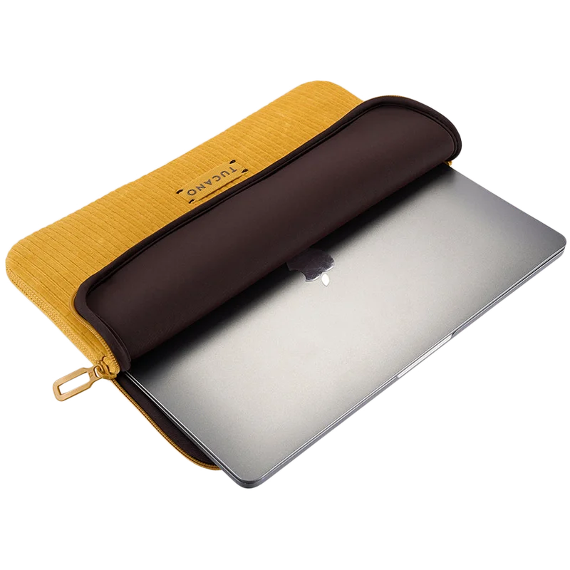 TUCANO VELLUTO 2 Sleeve for MacBook Air 13 / MacBook Pro 13 / Laptop 12, Yellow