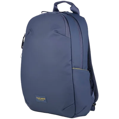 TUCANO LASER Backpack for Laptop 15.6 / MacBook Pro 16, water-resistant recycled fabric, Blue