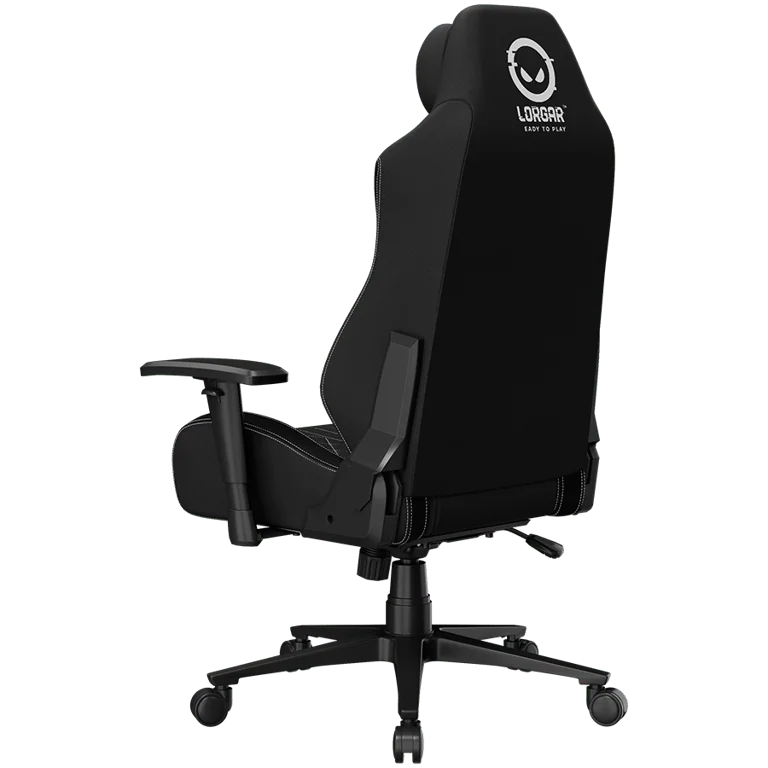 LORGAR CHA41, Ergonomic Gaming Chair Advanced, premium anti-stain fabric, Black/white