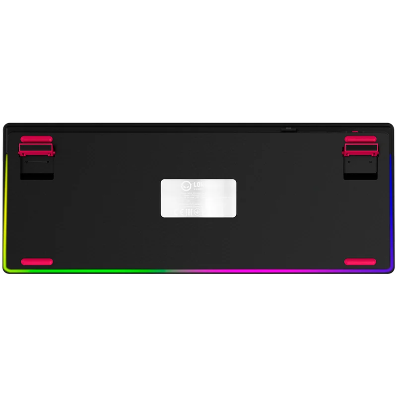 LORGAR KBP70TKLW, Wireless TKL Mechanical Gaming Keyboard Pro, Black/red, EN layout