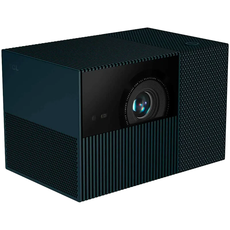 TCL PLAYCUBE Projector, 1080P Native, 750 ISO Lumens, Google TV, Netflix Certified, 5W Speaker, 90° Swivel Stand, 66Wh Battery