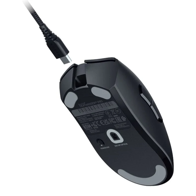 Гейминг мишка Razer DeathAdder V3 Pro RZ01-04630100-R3G1, безжична, 30000 dpi, Focus Pro 30K, 5 програмируеми бутона, черна