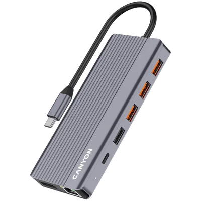 CANYON hub DS-16 13in1 4k USB-C Grey
