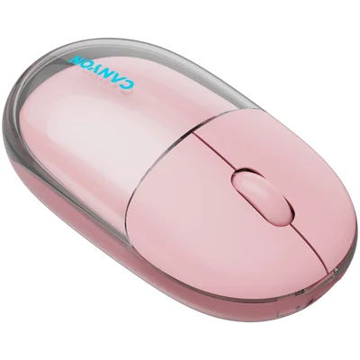 CANYON mouse OnClick 24 BT/ Wireless Transparent/Pink