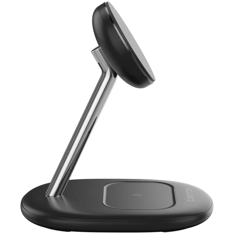 CANYON wireless charger WCS-205 15W Qi2 2in1 Black