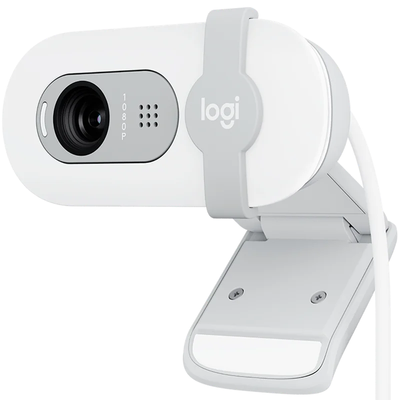 LOGITECH Brio 100 Full HD Webcam - OFF-WHITE - USB