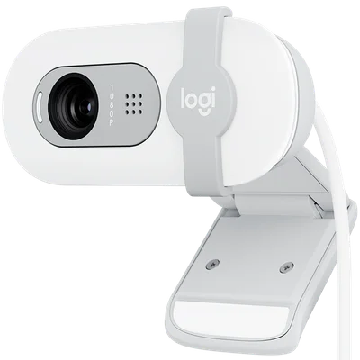 LOGITECH Brio 100 Full HD Webcam - OFF-WHITE - USB