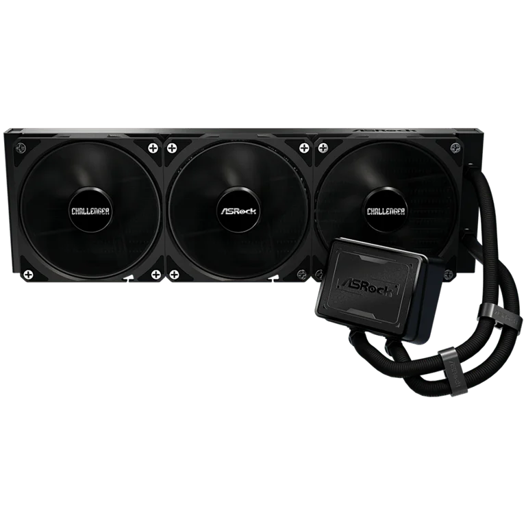 Asrock Challenger Pure 360, AiO liquid cooler, 360 mm radiator, AM5, AM4, LGA1851, LGA1700, 90-ACLA36-BDKGA6, 6Y