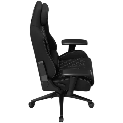 LORGAR CHA41, Ergonomic Gaming Chair Advanced, premium anti-stain fabric, Black/white