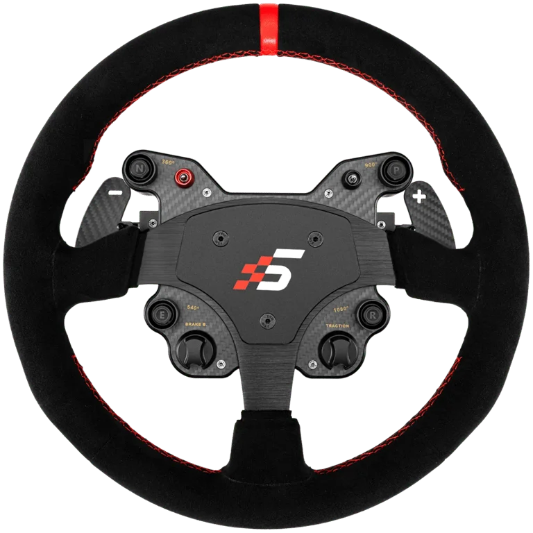 SIMAGIC GT1 Round Steering Wheel, Shifter Paddles, Suede| QR70 Included. S210