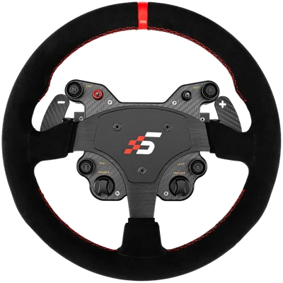 SIMAGIC GT1 Round Steering Wheel, Shifter Paddles, Suede| QR70 Included. S210