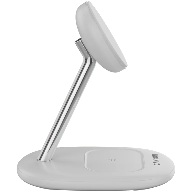 CANYON wireless charger WCS-205 15W Qi2 2in1 White