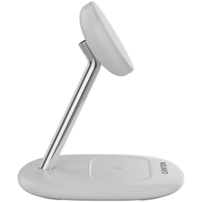 CANYON wireless charger WCS-205 15W Qi2 2in1 White