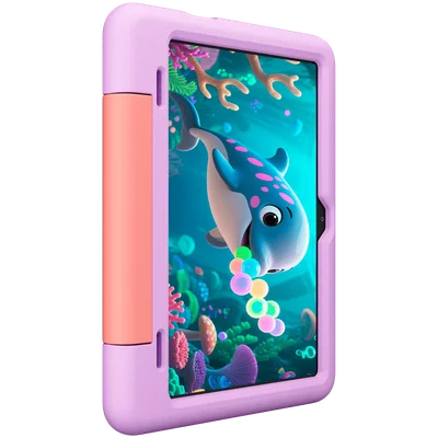 Таблет BLACKVIEW – Tab 20 Kids, 10.1", Unisoc T310, 4GB RAM, 64GB, Android 15, Wi-Fi, Kids Edition, лилав