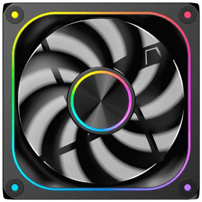 Infinity J22A EN49811 (BK, 3PCS J22A PWM Fans, ARGB & PWM Remote Control Box, A Logo Color Box)